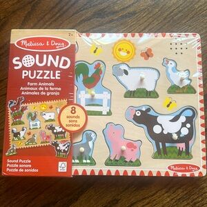 Melissa and Doug Farm Animal Sound Puzzle